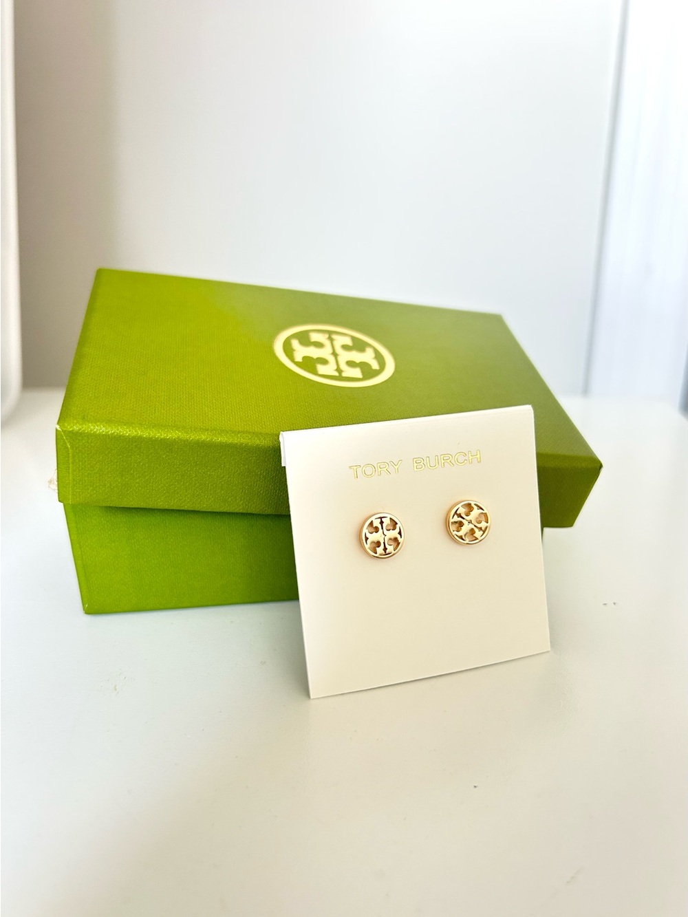 Tory Burch Miller Stud Gold earring